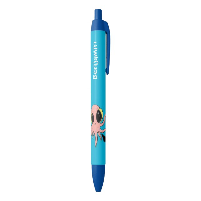 Cute, cheeky baby octopus cartoon pen (Bottom (Vertical))