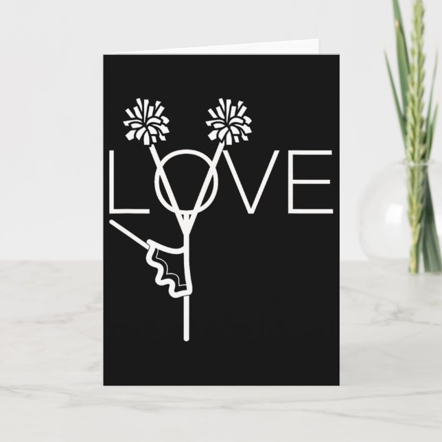 Cute Cheer Gifts For Cheerleaders Teen Girls Women Card (Front)