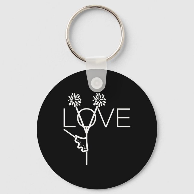 Cute Cheer Gifts For Cheerleaders Teen Girls Women Keychain (Front)