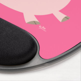 Cute Cheerful Cartoon Pig Gel Mousepad