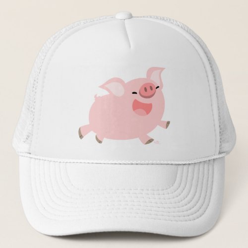 Cute Cheerful Cartoon Pig Hat