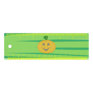 Cute Cheerful Harvest Pumpkin Orange Ruler