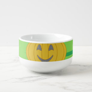 Cute Cheerful Harvest Pumpkin Orange Soup Mug