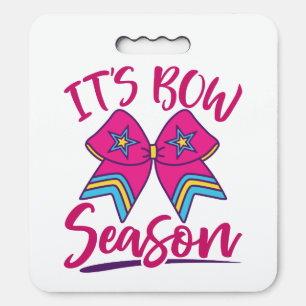 Cute Cheerleader Coquette Bow Cheer Season Seat Cushion