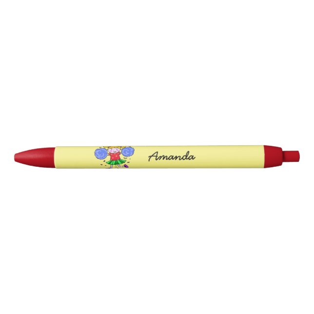 cute cheerleader girl pen (Front)