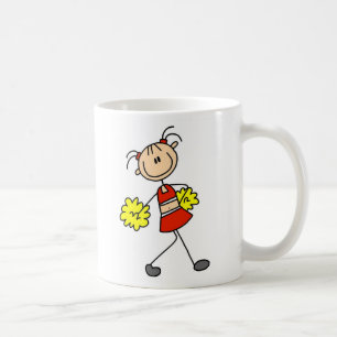 Cute Cheerleading Stick Figure Mug