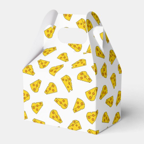 Cute Cheese Pattern Favor Boxes