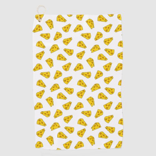 Cute Cheese Pattern Golf Towel