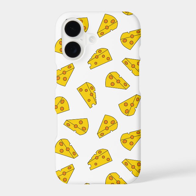 Cute Cheese Pattern Iphone Case (Back)
