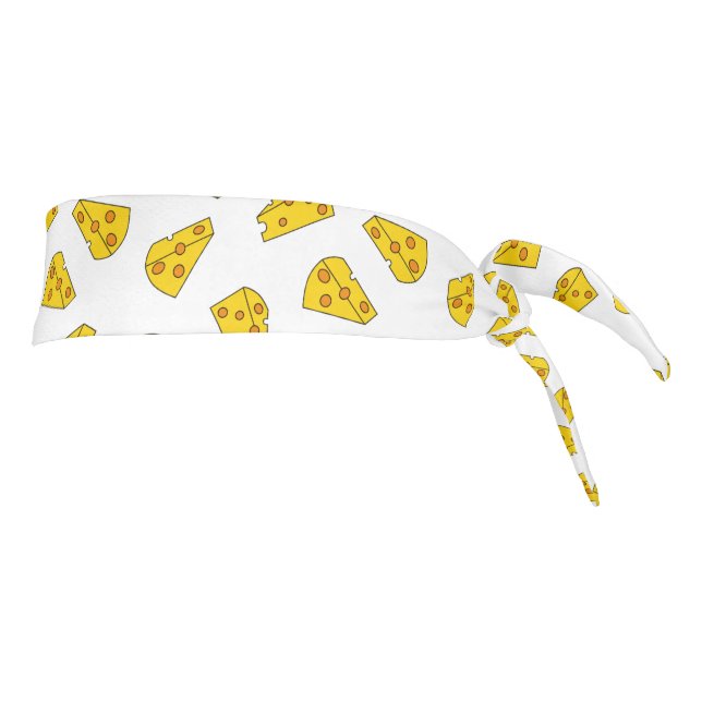Cute Cheese Pattern Tie Headband (Rotate 90)