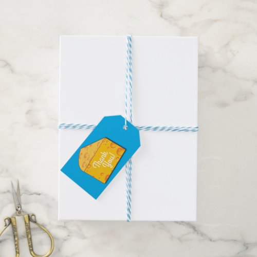 Cute Cheese Wedge Kids 1st Birthday Party Gift Tags
