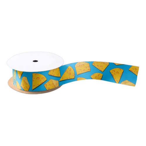 Cute Cheese Wedge Kids 1st Birthday Party Satin Ribbon