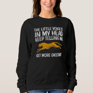 Cute Cheetah For Men Women African Safari Wildlife Sweatshirt