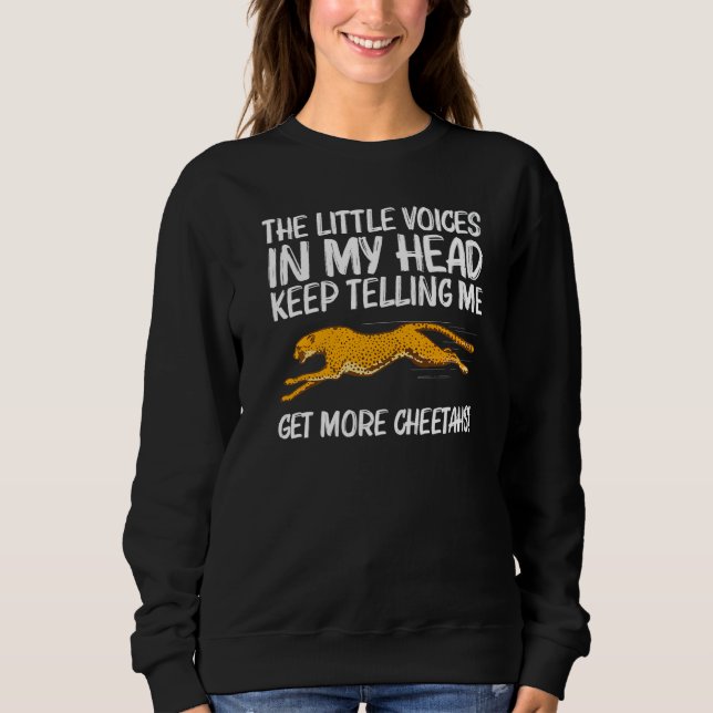 Cute Cheetah For Men Women African Safari Wildlife Sweatshirt (Front)