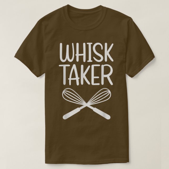 Cute Chef Art Men Women Baking Cook Whisk Taker Pa T-Shirt (Design Front)