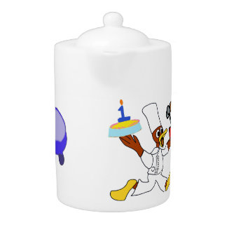 Cute Chef Ducky Kazoo Teapot