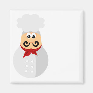 Cute Chef Magnet for personalizing