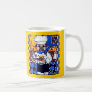 Cute Chef Pug Coffee Mug