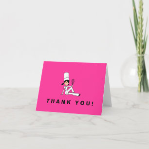 Cute Chef Thank You Card