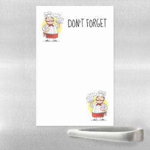 Cute Chefs Magnetic Dry Erase Sheet
