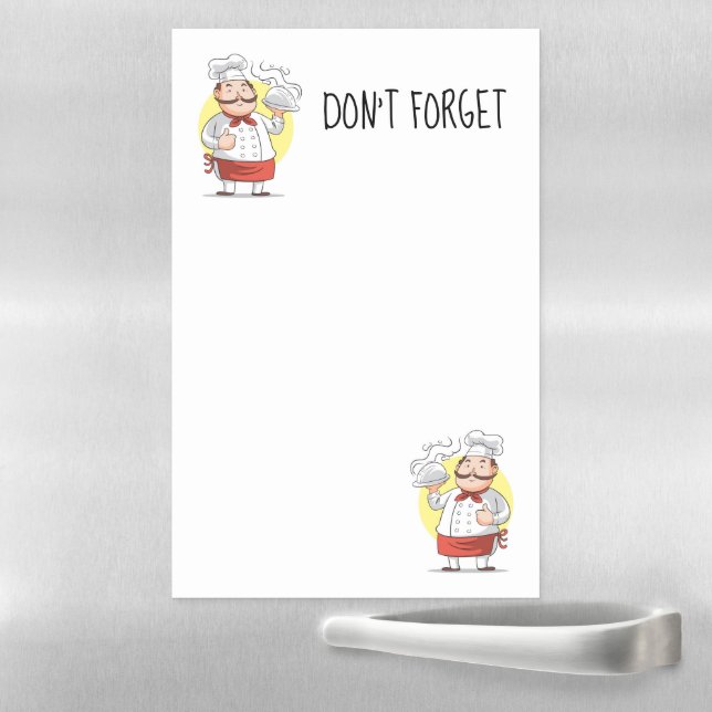 Cute Chefs Magnetic Dry Erase Sheet (In Situ)