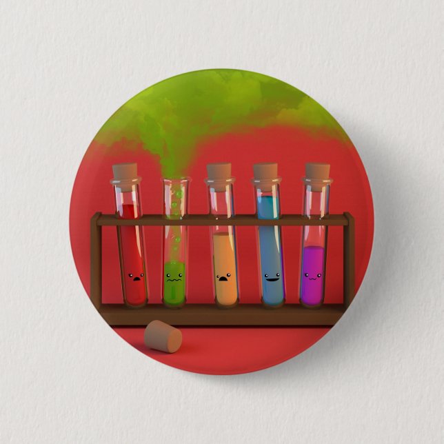 Cute Chemistry Button (Front)
