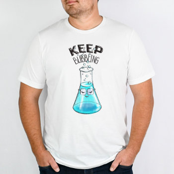 Cute Chemistry Funny Nerdy Lab Character T-shirt by borianag at Zazzle