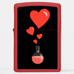 Cute Chemistry Love Potion Scientist Zippo Lighter