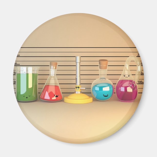 Cute Chemistry Magnet (Front)