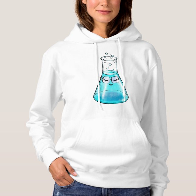 Cute Chemistry Science Lab Art Hoodie (Front)