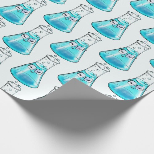 Cute Chemistry Science Lab Art Wrapping Paper