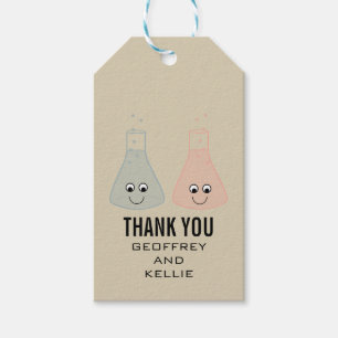 Cute Chemistry Wedding Gift Tags