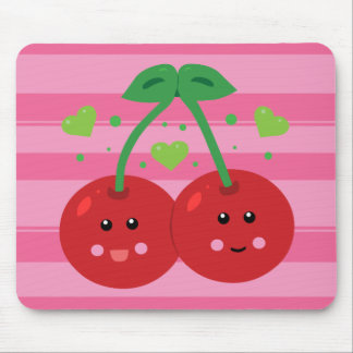 Cute Cherries Mouse Pad