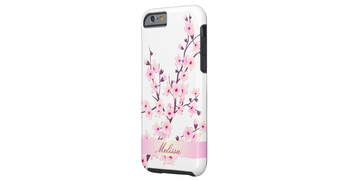 Cute Cherry Blossoms iPhone 6 Case | Zazzle