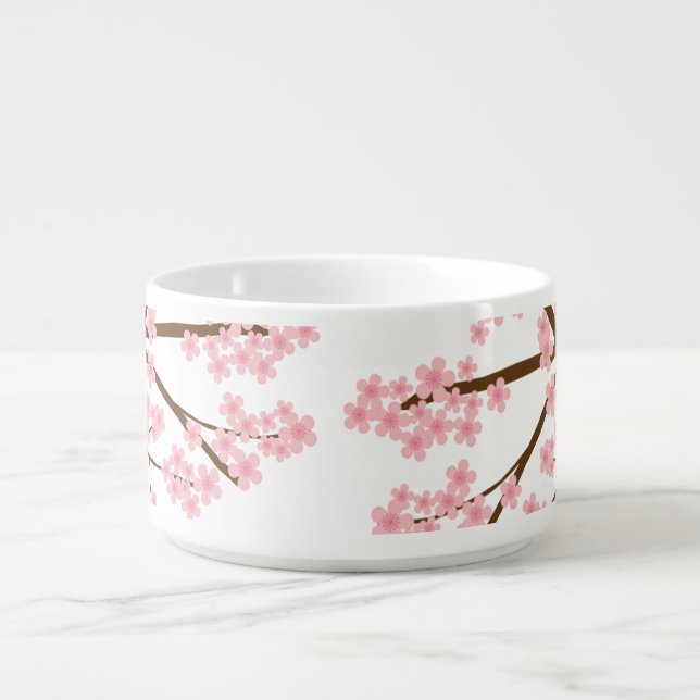 Cute Cherry Blossoms Sakura tree elegant cute Bowl (Center)
