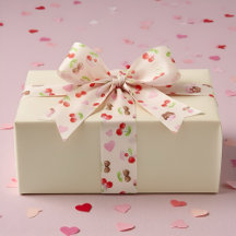 Cute Cherry Dessert Pattern Sweet Gift