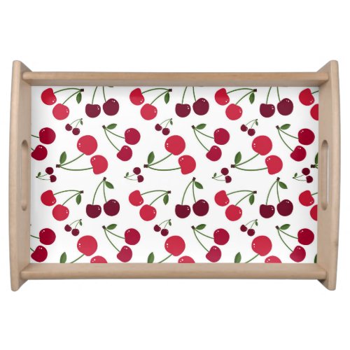 Cute cherry pattern Serving Tray