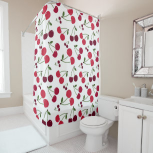 Cute cherry pattern Shower Curtain