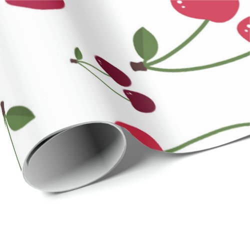 Cute cherry pattern Wrapping Paper