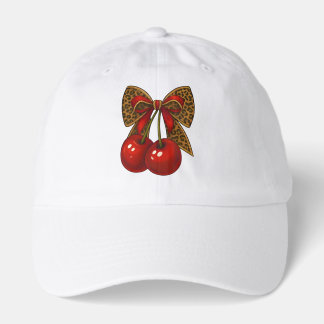 Cute Cherry white hat