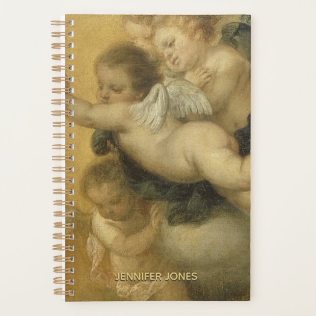 Cute Cherubs Detail of an Annunctiation - Fine Art Planner (Front)