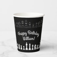 Cute Chess Board Games Kids Birthday Party