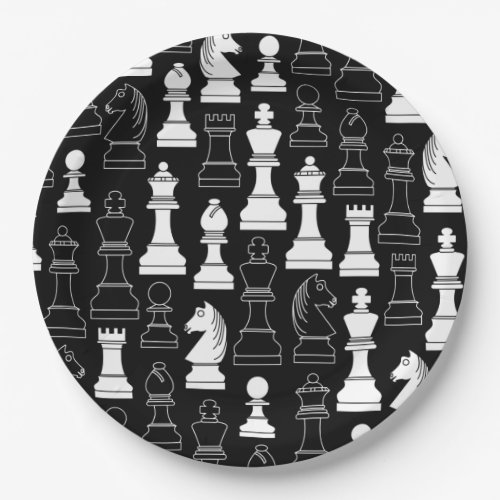 Cute Chess Board Games Kids Birthday Party Paper P Paper Plates