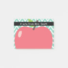 Cute Chevron Stripes Big Apple Teacher