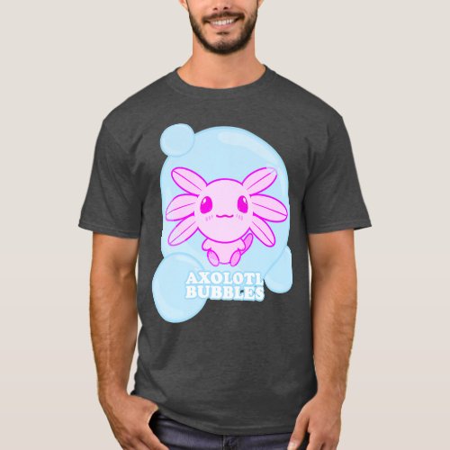 Cute Chibi Animal Kawaii Baby Axolotl  Pastel T_Shirt