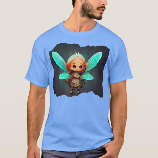 Cute Chibi Anime Faery Fairy Fairycore  T-Shirt
