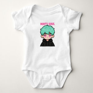 Cute Chibi Boy: Kawaii Kids Anime Gear Baby Bodysuit