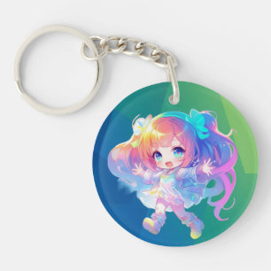 Cute Chibi Dancing 1 Keychain