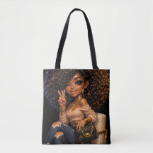 Cute Chibi Girl Tote Bag 