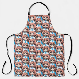 Cute Chibi Nurse - healthcare, anime, medical Apron
